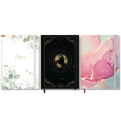 Notizbuch 6614-9, Classic, farbig sortiert, A5, liniert, 100g, 78 Blatt / 156 Seiten