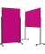 Desi.-Moderationstafel VarioPin, Pink Im Hoch + Querformat nutzbar