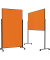 Des.-Moderationstafel VarioPin,orange Im Hoch + Querformat nutzbar