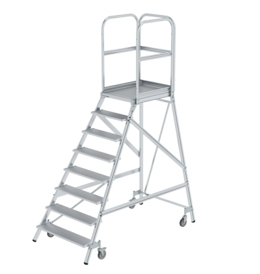 Podesttreppe 50108 einseitig 8Stufen