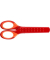 Kinderschere GRIP Schulschere, Edelstahl, rostfrei, 13,5cm, rot