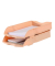 Briefablage Re-LOOP 10298-881, A4/C4, pastellorange, 100% Recyclingmaterial stapelbar