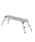 Arbeitsplattform 30404 ML, 2x 2 Stufen, silber, Aluminium