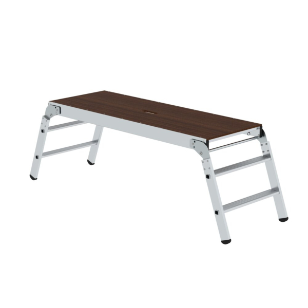 4031405304086 - Munk Arbeitsplattform Aluminium B 170 x T 60 mm Schnellverschlüsse 80 mm Stufen bis 300 kg rutschfest