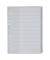 Kunststoffregister 1273-00-00, 12-teilig blanko, A4+ Extra, 120µm, farbige Fenstertaben, 12-teilig