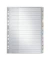 Kunststoffregister 1273-00-00, 12-teilig blanko, A4+ Extra, 120µm, farbige Fenstertaben, 12-teilig