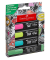 Textmarker Graffiti, 254690, Packung, 4-farbig sortiert, 1-5mm Keilspitze