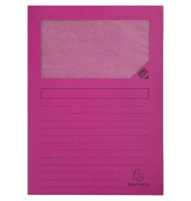 Sichtmappen Forever 50108E, A4 fuchsia Recyclingkarton 120g