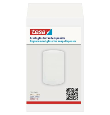 Seifenspender Ersatzglas rund weiß