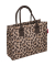 Einkaufstasche Dailyshopper, LeoMacchiato Leopard, DN 6048, 14 Liter, au&szlig;en 42x17x35cm, Polyester, braun