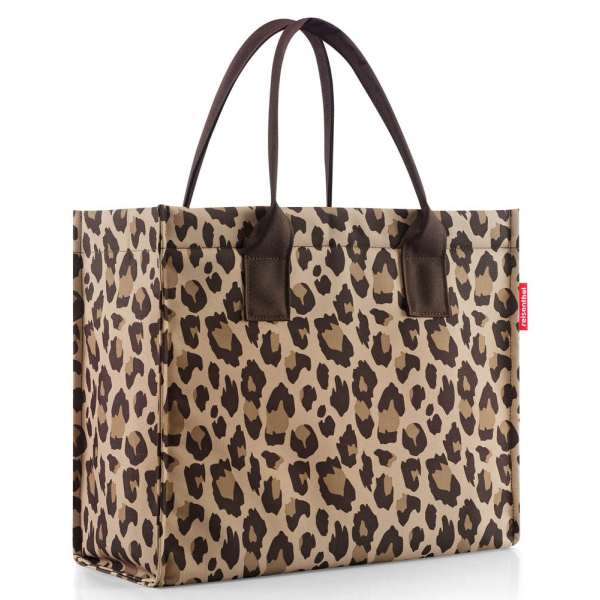 4012013740701 - Einkaufstasche daily shopper leo macchiato DN 6048 außen 42x17x35cm Polyester braun Leopardmuster 4012013740701 Reisenthel