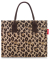 Einkaufstasche daily shopper leo macchiato DN 6048, 14 Liter, au&szlig;en 42x17x35cm, Polyester, braun, Leopardmuster