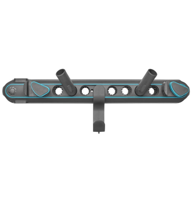 Gerätehalter Flex schwarz, türkis