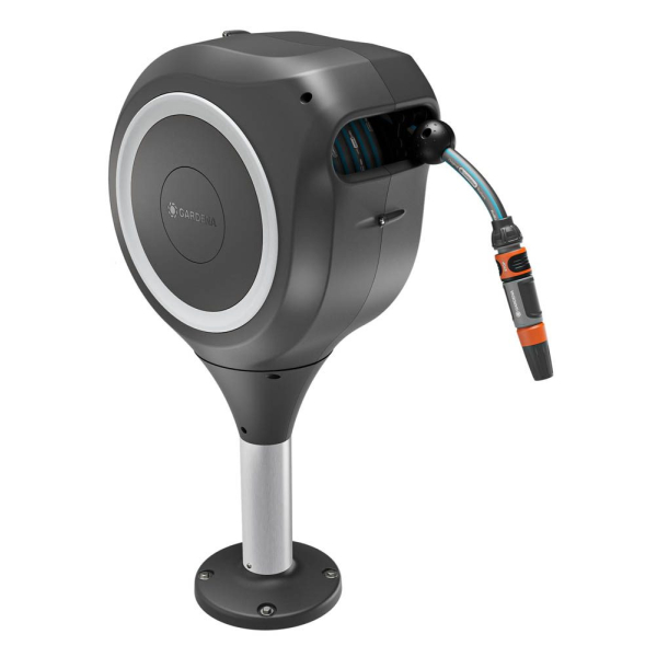 4066407502598 - Schlauchtrommel RollUp Ø 13 mm Holz Kunststoff Automatisch Boden 15 m