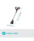 Akku-Fugenbürste EasyWeed 180018V P4A,  18,0 V, mit 1 Akku