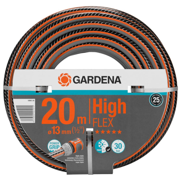 4078500001915 - GARDENA Comfort HighFLEX 18063-20 13 mm 1 2 Zoll 1 St Grau Schwarz Orange Gartenschlauch 4078500001915 - GARDENA Comfort HighFLEX 18063-20 13 mm 1 2 Zoll 1 St Grau Schwarz Orange Gartenschlauch