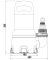 Schmutzwasser-Tauchpumpe 16000 450 W