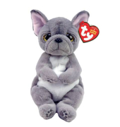 Plüschfigur Hund Wilfred grau