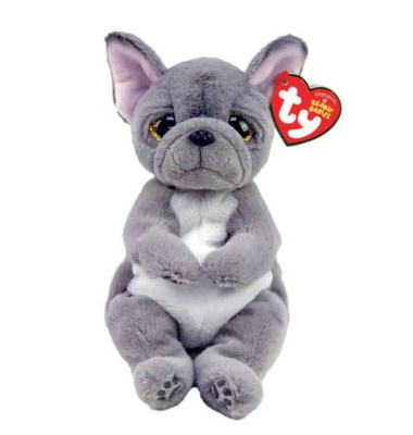 Plüschfigur Hund Wilfred grau