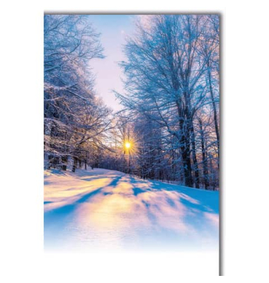 Weihnachtskarte ohne Text
