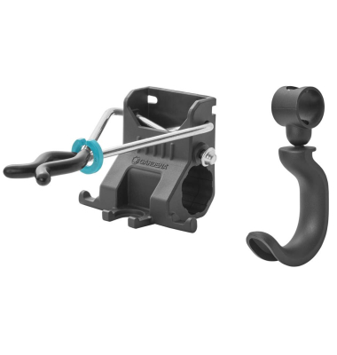 Einzelhalter-Set für Gerätehalter schwarz