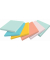 Haftnotizen 654-6-BEA, 76x76mm, farbig sortiert (mint/t&uuml;rkis/papayaorange/rosa), quadratisch