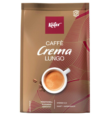 Caffè Crema Lungo Kaffeepads, Arabica- und Robustabohnen 36 Pads