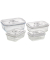Vakuumbehälter-Set VacuBoxx E-Set transparent 0,370,61,01,5 l, 1 Set