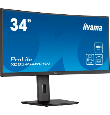 PROLITE XCB3494WQSN-B5 Curved Monitor 86,0 cm (34,0 Zoll) schwarz