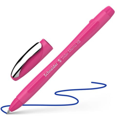 Kugelschreiber Slider Memo power pink