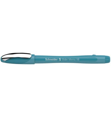 Kugelschreiber Slider Memo teal