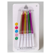 Geburtstagskerze 52889 ohne farbig sortiert 