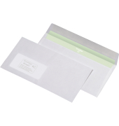 Briefumschlag 30005444, DIN lang, mit haftklebend, 80g, weiß
