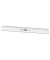 Kunststoff-Lineal 711200000 glasklar 20cm mit Facette und Tuschekante