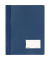 Schnellhefter DURALUX TRANSLUZENT 268007, A4+, dunkelblau, Kunststoff, Vorderdeckel transparent