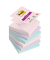 Haftnotizen R330-6SS-SOUL, Super Sticky Z-Notes Soulful Collection, 76x76mm, farbig sortiert (rosa/flieder/mint), quadratisch