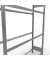 Reifenregal 13912 silber 150,0 x 40,0 x 200,0 cm