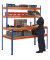 Werkbank blau, orange 18000-A2