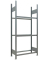 Reifenregal 13820 silber 90,0 x 40,0 x 200,0 cm