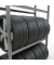 Reifenregal 20778 silber 120,0 x 40,0 x 200,0 cm