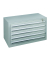 Schubladenschrank 36265 5 Sch&uuml;be 100 x 60 x 50 cm grau abschlie&szlig;bar