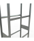 Reifenregal 20982 silber 90,0 x 40,0 x 275,0 cm