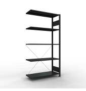 Regal MULTIplus150 32655-S 200x100x50cm sw