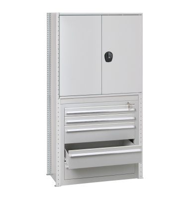 Schubladenschrank MULTIplus150 22615, lichtgrau