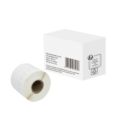 Etikett wie Dymo S0722430 54x110mm sw auf ws 220St