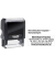 Stempel Printy mit Textplatte schwarz