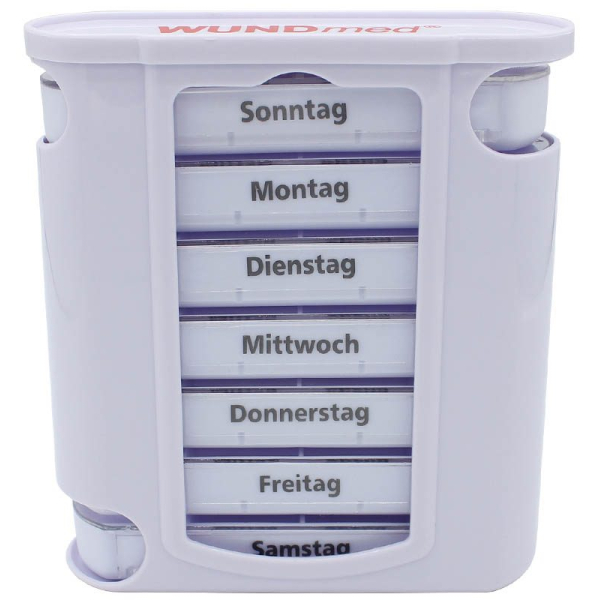 4260206629122 - Tablettenbox Tower grau 4260206629122 WUNDmed 4260206629122 - Tablettenbox Tower grau 4260206629122 WUNDmed