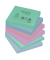 Haftnotizen 654-1GB, Recycling Notes, 76x76mm, farbig sortiert (mint/hellblau/rosa/flamingopink), quadratisch