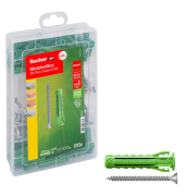 Meister-Box - SX Plus Green S A2 Dübel- und Schrauben-Sortiment 120 Stück