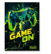 Hausaufgabenheft 9721-1 Game On 2025/2026, liniert / liniert, A5, 70g, schwarz